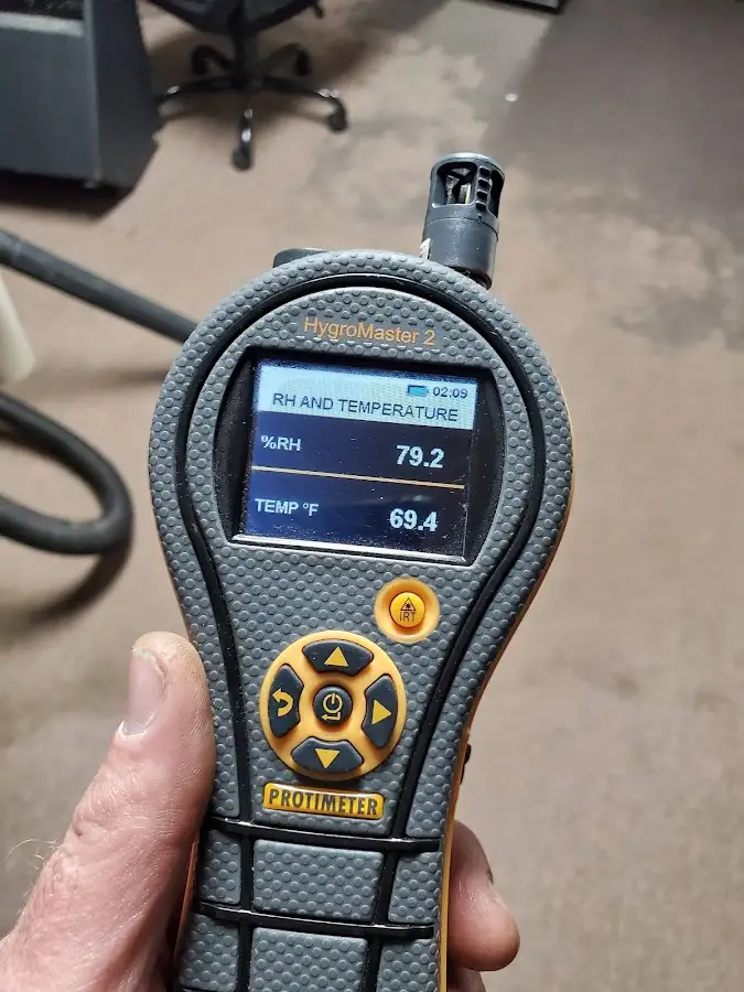 Moisture meter humidity assessment for Fire & Smoke Damage Restoration in St. Louis